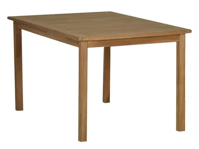Produktbild von MiaMöbel Gartentisch 150x75x90 cm Gartenmöbel Outdoor Modern Massivholz Teak Honig