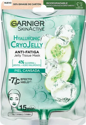 Produktbild von Garnier HYALURONIC CRYOJELLY Gewebe Maske Anti-Müdigkeit 5 gr