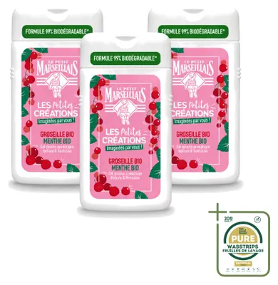 Produktbild von 3 x Le Petit Marseillais Duschgel - Rote Beeren & Minze - 250 ml - Vorratspackung - 3 Stücke