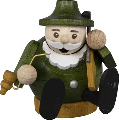 Räuchermann aus Holz, mehrfarbig, 8 cm