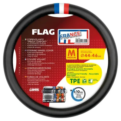 Obrázok produktu pre Poťah volantu Lampa Flag Francia, vyrobený z materiálu Skeentex - M - Ø 44/46 cm
