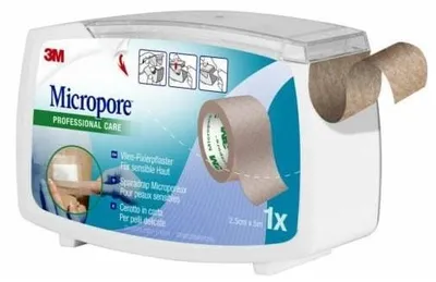 Immagine prodotto di Cerotto In Carta Micropore Surgical Tape Tan M5X25Mm Dispenser