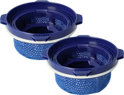 Produktbild von vhbw 2x Staubsaugerfilter kompatibel mit Samsung Jet 70, 60, 75, 70+, 75+ Staubsauger - Abluftfilter Blau