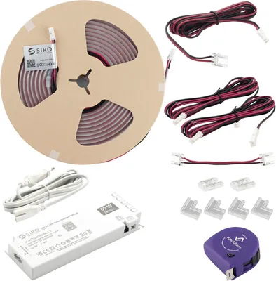 Produktbild von SIRO LED Band 5m Set Led Streifen 10W/m 4000K, IP65, 24V/DC