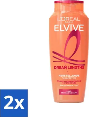Produktbild von L'Oréal Elvive Dream Lengths Shampoo 250 ml - Vorteilspack - 2 Stücke