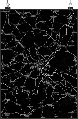 Produktbild von Mr. & Mrs. Panda Bild Zittau DIN A5 - Geschenk, Plakat, Kunstdruck, wanddeko, Wandbild, drucke, Stadt Dorf Karte Landkarte Map Stadtplan
