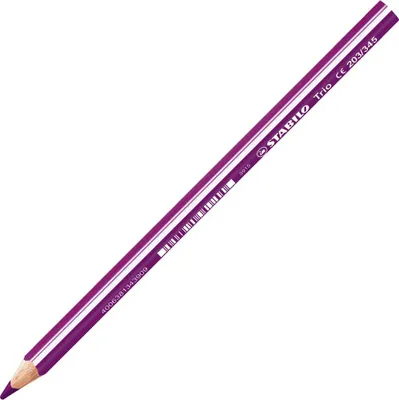 Produktbild von Dreikant-Buntstift - STABILO Trio dick - Einzelstift - rotviolett