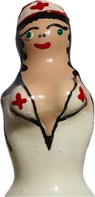 Obrázek produktu pro Condomerie Condomerie – ručně malované kondomy s novými motivy, blond zdravotní sestra
