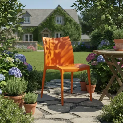 Produktbild von Grover - Outdoor-Stuhl, Orange, ein Stuhl Italy