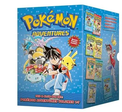 Produktbild von Pokémon Adventures Red & Blue Box Set (Set Includes Vols. 1-7)