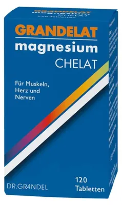 Produktbild von Dr. Grandel Grandelat Magnesium Chelat Tabletten für Muskeln, Herz und Nerven, 120 St. Tabletten
