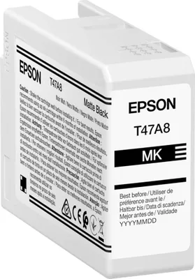 Produktbild von Epson Tintenpatrone matte black T 47A8 50 ml Ultrachrome Pro 10