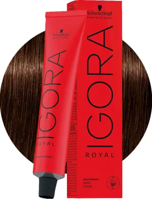 Produktbild von Schwarzkopf Igora Royal 4-6 Mittleres Schokoladenbraun 60ml - Permanente Färbung