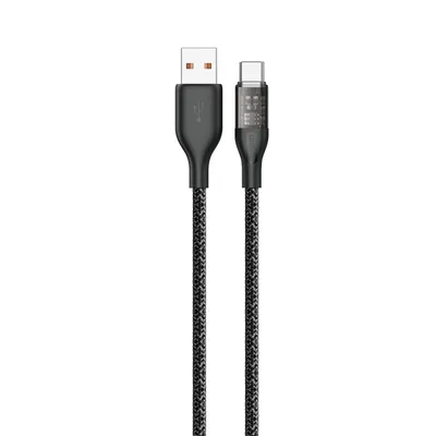 Produktbild von Kabel Dudao L22T, USB auf USB-C, 120 W, 1 m, grau