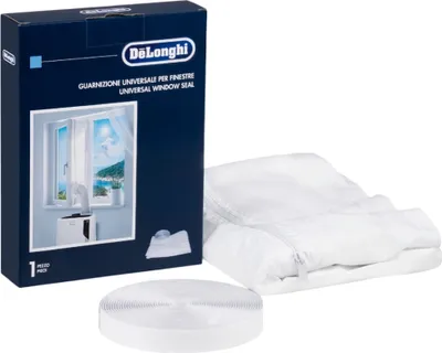 Produktbild von DeLonghi DLSA012 Fensterkit Universal Fensterabdichtung für mobile Klimageräte, 5515111101
