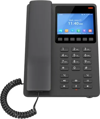 Produktbild von Grandstream GHP631W PoE IP-Telefon Schwarz