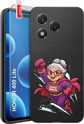 Imagen del producto de Funda para Honor 400 Lite MDLA con diseños coloridos + cristal protector 9H