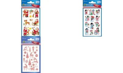 Produktbild von Avery 4053, Papier, Mehrfarbig, Permanent, Weihnachten, 76 mm, 120 mm