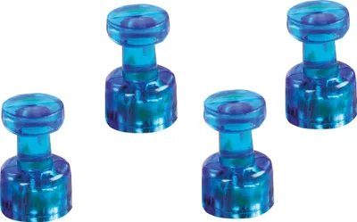Produktbild von Magnet Memohalter 1666114 dunkelblau 4 Stück Packung mit 12 Stück