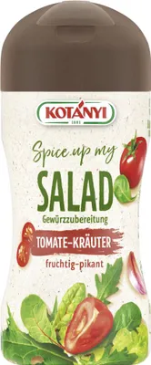 Productafbeelding van Kotanyi, Kruidenmix voor salade, Tomaat-kruiden, fruitig, pittig, verpakking: strooibus, 55g