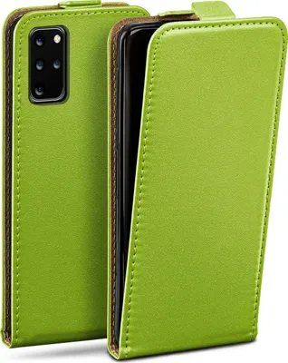 Produktbild von moex® Flip Case kompatibel mit Samsung Galaxy S20 Plus / 5G - Hülle mit 360 Grad Schutz, Grün