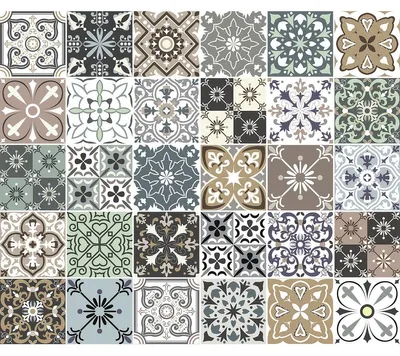 Produktbild von Wandaufkleber – Selbstklebende Fliesenaufkleber für Küche und Bad – 30 LEOFIONO Fliesenaufkleber – 30 Aufkleber 20 x 20 cm