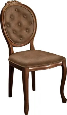 Produktbild von Casa Padrino Barock Esszimmerstuhl Braun - Handgefertigter Antik Stil Stuhl - Esszimmer Möbel im Barockstil