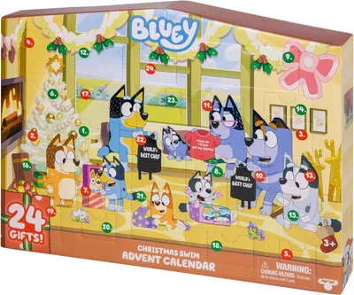 Produktbild von BLUEY Adventskalender, 24 Überraschungen für die Adventszeit