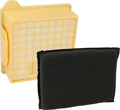 Produktbild von vhbw 2-tlg. Filter-Set kompatibel mit Vorwerk Tiger 260 Staubsauger - 1x HEPA-Filter, 1x Aktivkohlefilter