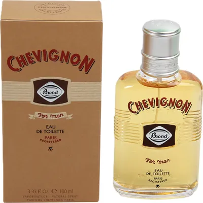 A perfume box and bottle are displayed side-by-side against a white background.