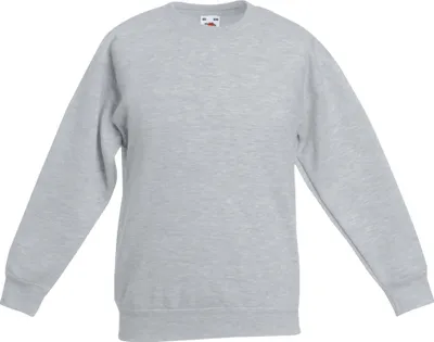 Produktbild von Fruit Of The Loom Kinder Pullover Klassik 80/20 RW3154 (12/13 Jahre) (Grau)