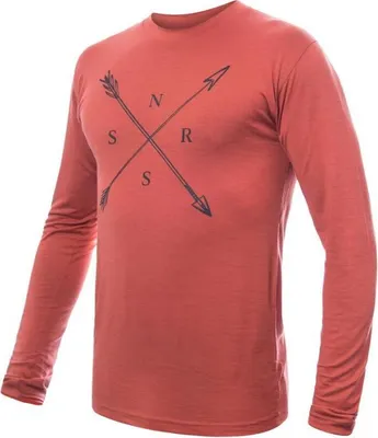 Produktbild von T-Shirt Sensor Merino Active SNSR Herren lang terracotta größe L 23200040-02