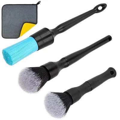 Produktbild von Premium Auto-Reinigungsbürsten-Set, 6-teilig, Detailbürsten für Auto, Staubentfernungsbürsten, Innenraum-Reinigungsbürsten
