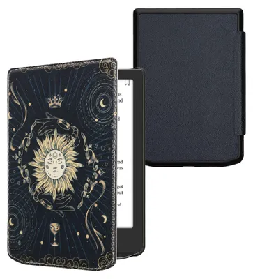 Produktbild von kwmobile Schutzhülle für Pocketbook Verse / Verse Lite / Verse Pro / Color / Vivlio Light/Light HD Hülle - eReader Flip Case mit Auto Sleep Funktion -