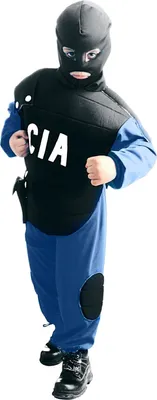 Produktbild von SPECIAL POLICE (Kugelschutzweste, Hose, Gürtel mit Holster, Maske) 158