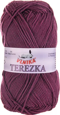 Produktbild von 50g Strickgarn Häkelgarn Terezka 100% Baumwolle Baumwollgarn Baumwollstrickgarn