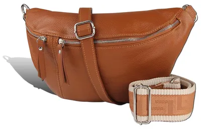 Produktbild von Toscanto Tasche hellbraun Gürteltasche sehr groß 37x20x12cm D2OTT821BC