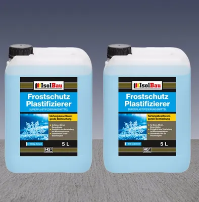 Produktbild von 10 L Beton Zusatzmittel Frostschutz Plastifizierer Betonverflüssiger