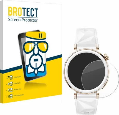 Produktbild von BROTECT Schutzglas für Huawei Watch GT 5 Pro (42 mm) Schutzfolie Panzer Folie Glas Display Schutz klar