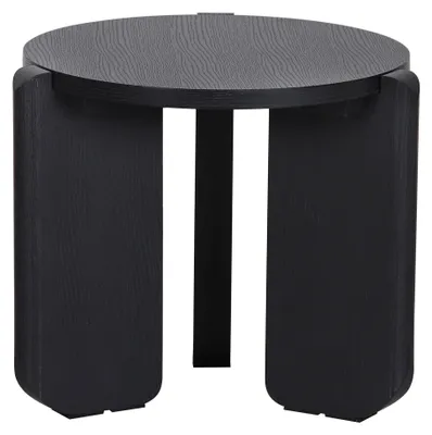 Produktbild von Selsey Preffines S – Couchtisch, Ø 50 cm, Eschenholzoptik schwarzgrau