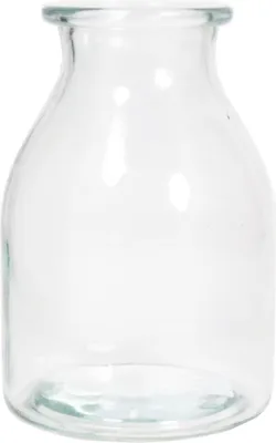 Produktbild von INNA-Glas Glas Flasche Etienne, klar, 18 cm, Ø 12 cm - Tischvase