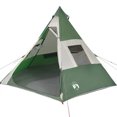 Productafbeelding van vidaXL Tipitent, campingtent voor 7 personen, groen, waterdicht