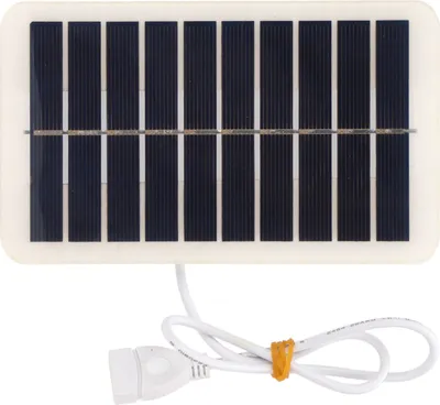 Produktbild von 5V 2W 400mA Solarzellenpanel Outdoor Notfall USB Solarpanel Tragbares Solarladegerät Panel für Handy