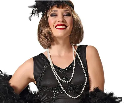 Immagine prodotto di Collana Atosa 160 cm Nero Nero Taglia unica