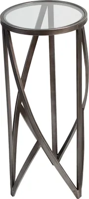Produktbild von Casablanca by Gilde Säulentisch Loft anthrazit, rund H. 70 cm,74949