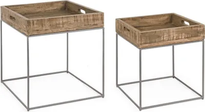 Produktbild von Beistelltisch Narvik 2er-Set Mango