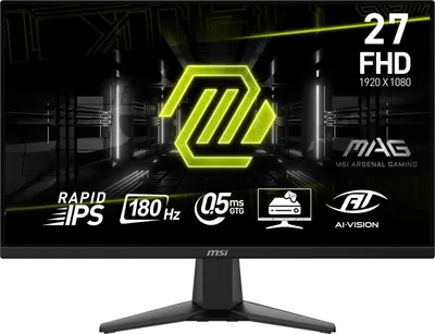Produktbild von MSI MAG 275F, 68,6 cm (27"), 1920 x 1080 Pixel, Full HD, 1 ms, Schwarz