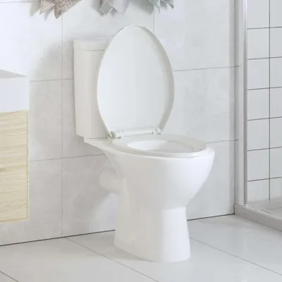 Produktbild von "2026 Aktion"Toilettensitz mit Absenkautomatik und Quick-Release-Design Weiß GermanyMöbel 34762 - WC-Sitze