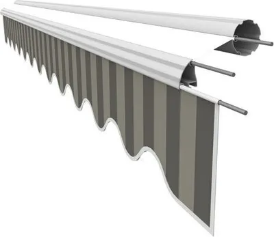 Produktbild von Leudus Markisen Volant für 5m Markisen Markisenbespannung Sonnenschutz Ersatzstoffe Sonnenmarkise fertig genäht (4,85x0.21m, SPD090)