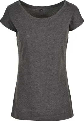 Produktbild von Build Your Brand Basic BB013 | LadiesŽ Wide Neck Tee Rundhalsausschnitt - Farbe: Charcoal - Größe: L